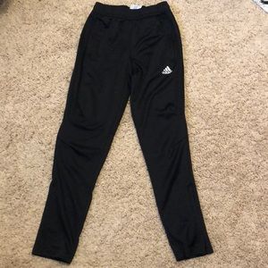 black adidas joggers